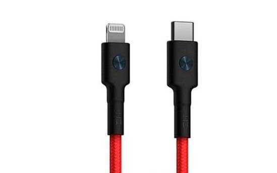 Кабель ZMI USB-C TO Lightning Braided Data Cable 30cm. (Red) - 1