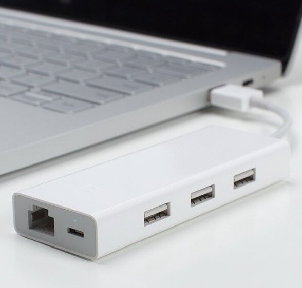 Xiaomi Mi USB3.0 to Gigabit Ethernet Port Multi-Function Adapter (White) - 4