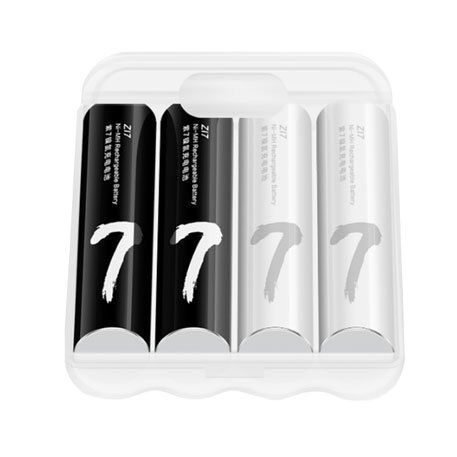 Аккумуляторные батарейки Xiaomi ZI7 Ni-MH AAA 4 pcs (White/Black)(Белый/Черный) : отзывы и обзоры - 1