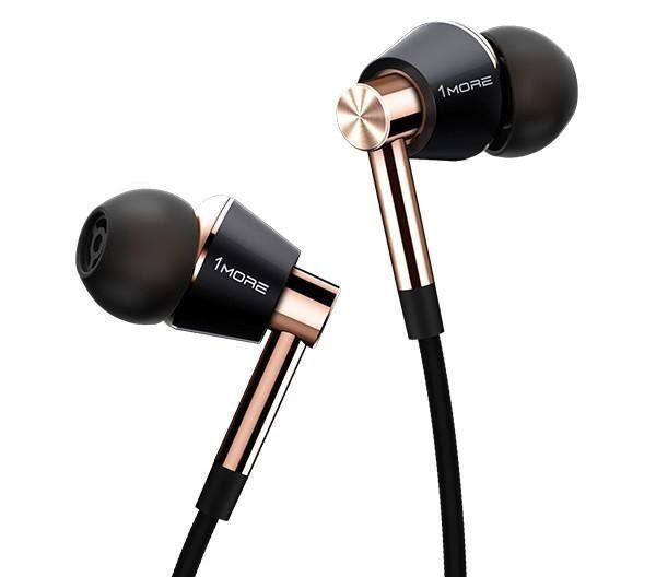 Наушники 1More Triple Driver In-Ear Headphones E1001 (Black/Gold) (Черный/Золотой) - 3