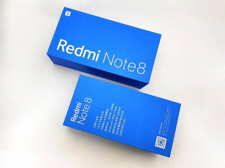 Фирменная коробка смартфона Redi Note 8