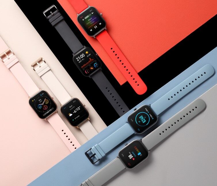 Расцветки smart-часов Xiaomi AMAZFIT GTS
