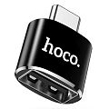 Переходник Hoco UA5 TypeC - Usb черный - фото