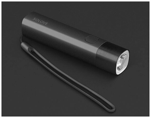 Портативный фонарик SOLOVE X3 Portable Flashlight Power Bank (Black) : отзывы и обзоры - 3