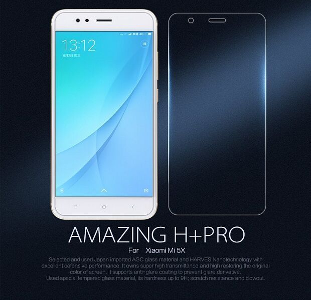 Закаленное стекло для Xiaomi Mi A1/5X Nillkin Amazing H+Pro : отзывы и обзоры 