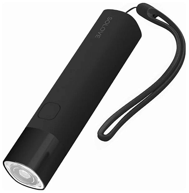 Портативный фонарик SOLOVE X3 Portable Flashlight Power Bank (Black) : отзывы и обзоры - 1