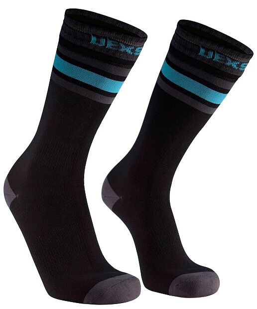 Водонепроницаемые носки DexShell Ultra Dri Sports Socks XL (47-49) с голубой полосой, DS625W-ABXL - 5