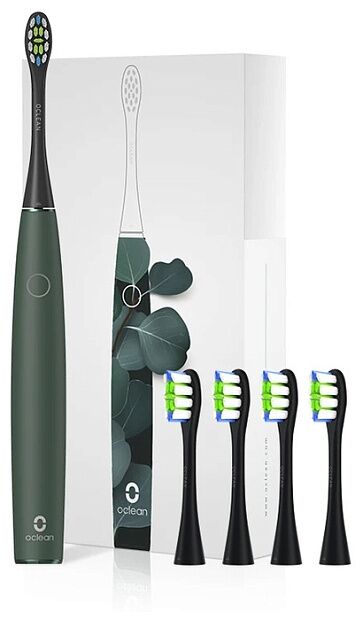 Электрическая зубная щетка Oclean Air 2 (4 насадки) Green - 1