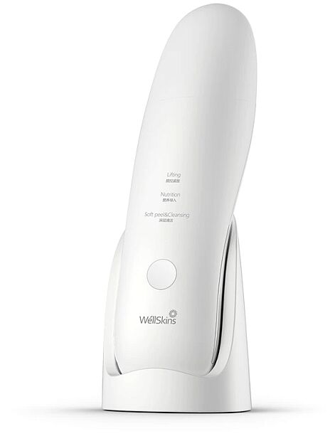 Устройство для пилинга WellSkins Ultrasonic Cleansing Beauty Instrument (White/Белый) - 2