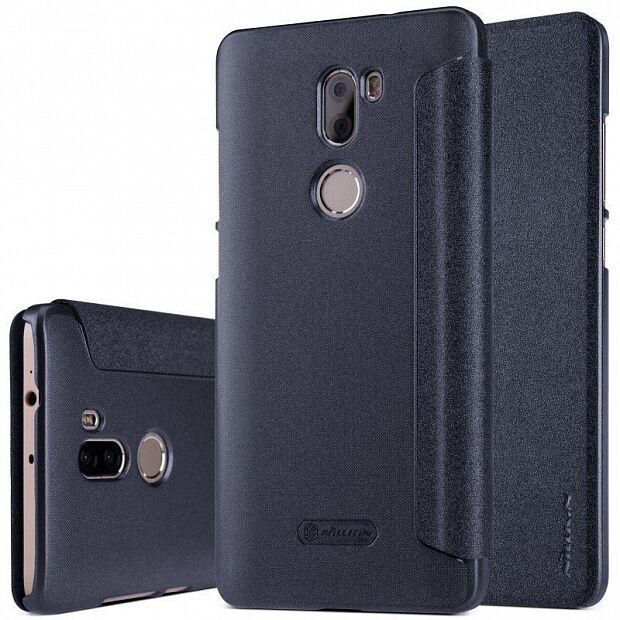Чехол для Xiaomi Mi 5S Plus Nillkin Sparkle Leather Case (Black/Черный) : характеристики и инструкции 