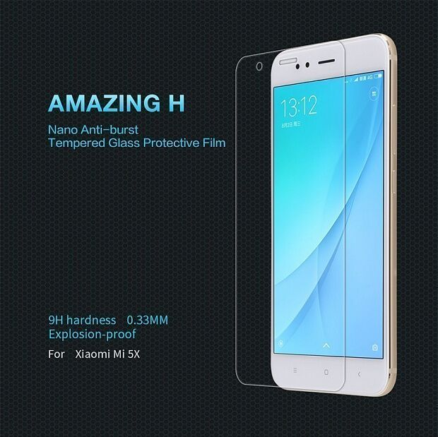 Закаленное стекло для Xiaomi Mi A1/5X Nillkin Amazing 9H : отзывы и обзоры 