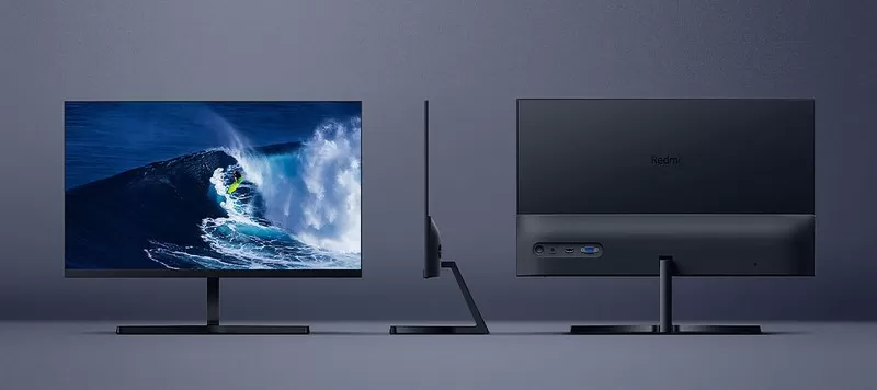 Тыльная сторона монитора Redmi display 1A 23.8 Корпус монитора Redmi display 1A 23.8 с тыльной стороны