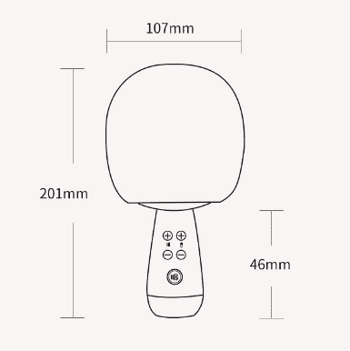 Микрофон Xiaomi Sing A Small Dome Double Chorus Microphone (White/Белый) - 3