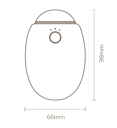 Грелка для рук и внешний аккумулятор Solove Line Friends Hand Warmer N2S 2960 mAh (Pink) - 2