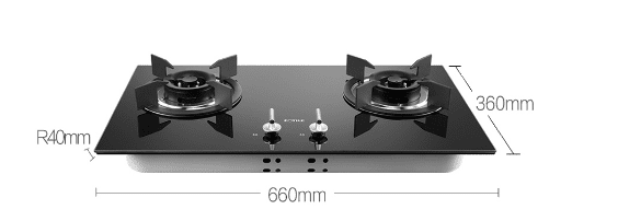 Умная вытяжка и газовая плита Fotile Instant Breathing Cube Smoke Cooker Set JQC5+GT1BE(Black - 4