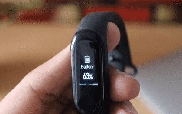 Уровень заряда на Mi Band 3 Уровень заряда в процентах на дисплее Сяоми Ми Бэнд 3